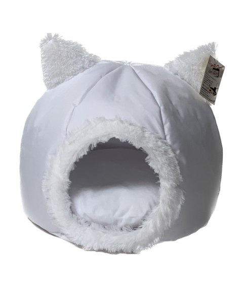 Go Gift GO GIFT Budka dla kota - jasny szary - 40x40x34 cm Go Gift GO GIFT Budka dla kota - jasny szary - 40x40x34 cm