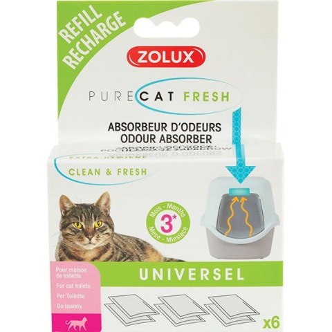 ZOLUX ZOLUX Purecat Fresh Wkłady do pochłaniacza zapachów ZOLUX ZOLUX Purecat Fresh Wkłady do pochłaniacza zapachów