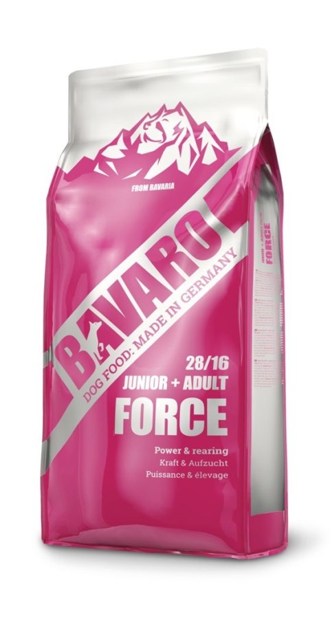 JOSERA Josera Bavaro Force 28/16 - karma dla psów i szczeniąt aktywnych - 18 kg JOSERA Josera Bavaro Force 28/16 - karma dla psów i szczeniąt aktywnych - 18 kg