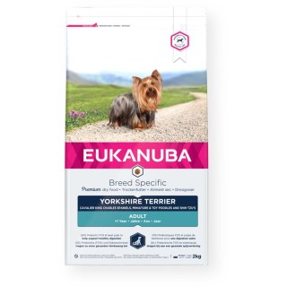 EUKANUBA EUKANUBA Breed Specific Adult Yorkshire Terrier - sucha karma dla psa - 2 kg