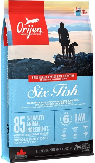 Orijen ORIJEN Six Fish - sucha karma dla psa - 11,4kg