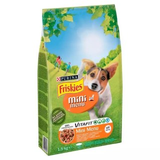 PURINA NESTLE FRISKIES Mini Menu Kurczak z warzywami - sucha karma dla psa - 1,5 kg
