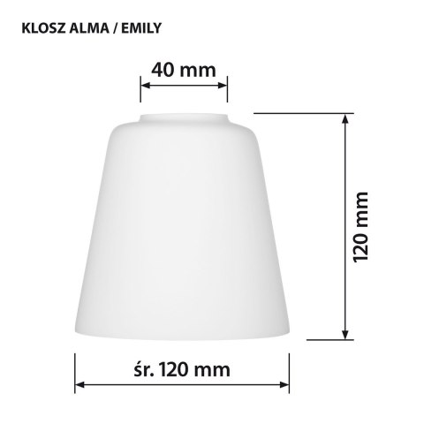 Activejet Klosz do lampy ALMA Activejet Klosz do lampy ALMA
