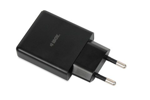 IBOX IBOX ŁADOWARKA UNIWERSALNA C-43 GAN PD30W SLIM USB A+C BLACK IBOX IBOX ŁADOWARKA UNIWERSALNA C-43 GAN PD30W SLIM USB A+C BLACK