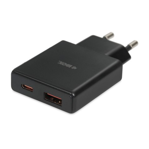 IBOX IBOX ŁADOWARKA UNIWERSALNA C-43 GAN PD30W SLIM USB A+C BLACK IBOX IBOX ŁADOWARKA UNIWERSALNA C-43 GAN PD30W SLIM USB A+C BLACK