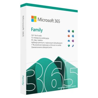 Microsoft Microsoft 365 Family Polish EuroZone Subscr