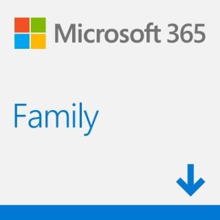 Microsoft (OEM) Microsoft 365 Family (6 użytkowników; 12 miesięcy; Wersja cyfrowa; Domowa; Polska); stara nazwa Office 365 Home