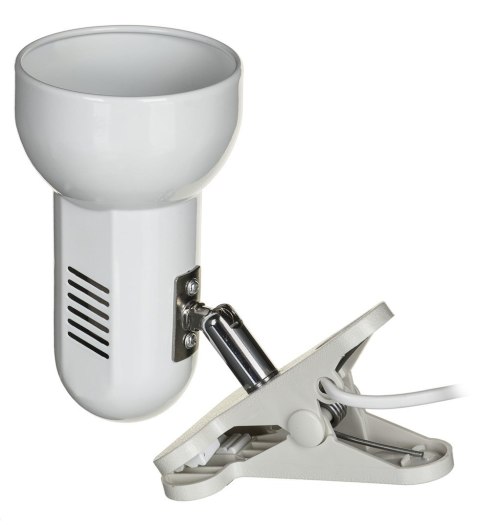 Activejet Lampka na biurko mocowana na klips kolor biały metalowa duży gwint E27