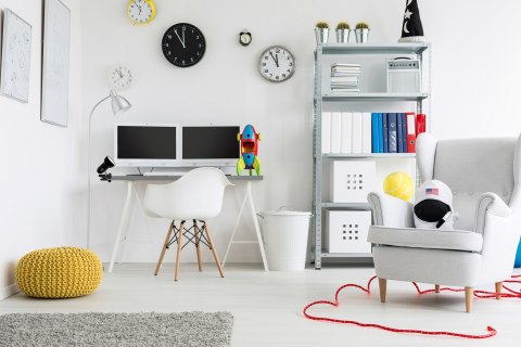 Activejet Lampka na biurko mocowana na klips kolor czarny metalowa duży gwint E27