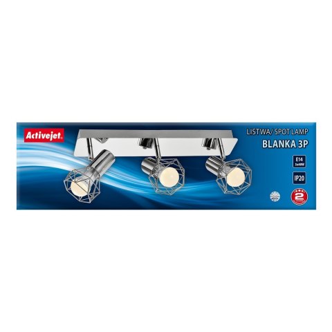 Activejet Listwa Activejet AJE-BLANKA 3P (120 W; E14 x 3) Activejet Listwa Activejet AJE-BLANKA 3P (120 W; E14 x 3)