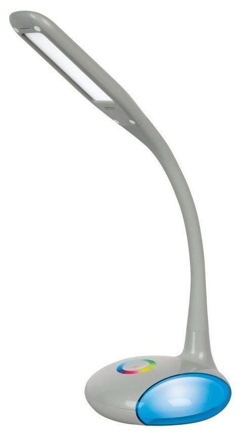 Activejet Nowoczesna lampka na biurko wielokolorowa RGB LED Activejet VENUS RGB szara z funkcją oświetlenia nocnego