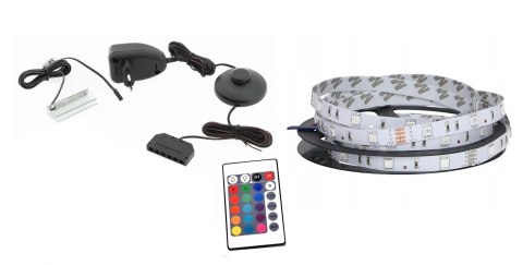 Cama MEBLE Oświetlenie komoda QIU 2D1K RGB