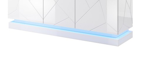 Cama MEBLE Oświetlenie komoda QIU 2D1K RGB