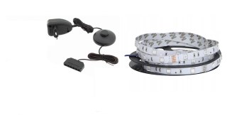 Cama MEBLE Oświetlenie szafka nocna QIU 2szt. niebieskie