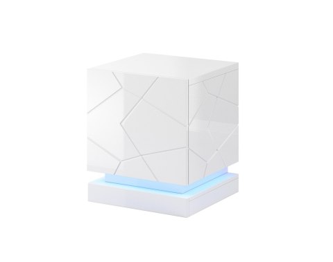 Cama MEBLE Oświetlenie szafka nocna QIU 2szt. niebieskie