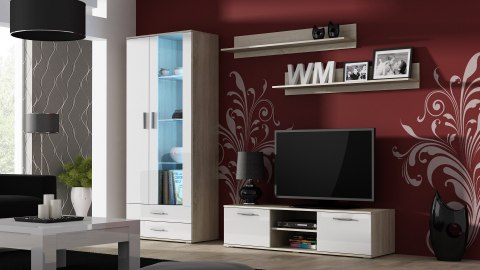 Cama MEBLE Półka 125cm (2szt) SOHO dąb sonoma mat