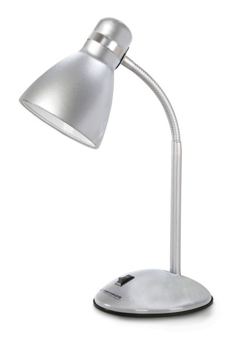 Esperanza ESPERANZA LAMPKA BIURKOWA E27 ALKES SREBRNA ELD113S Esperanza ESPERANZA LAMPKA BIURKOWA E27 ALKES SREBRNA ELD113S