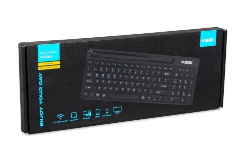 IBOX IBOX KLAWIATURA BEZPRZEWODOWA KALLISTO BT/2.4GHZ IBOX IBOX KLAWIATURA BEZPRZEWODOWA KALLISTO BT/2.4GHZ