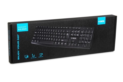 IBOX IBOX KLAWIATURA PRZEWODOWA ERIS, BLACK