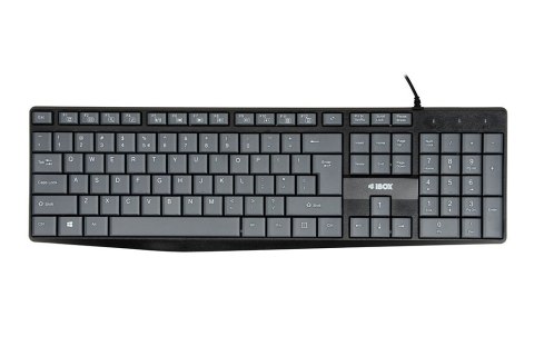 IBOX IBOX KLAWIATURA PRZEWODOWA ERIS, GREY