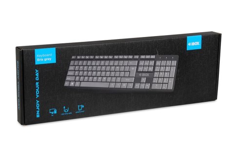 IBOX IBOX KLAWIATURA PRZEWODOWA ERIS, GREY