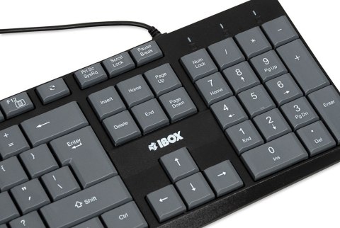 IBOX IBOX KLAWIATURA PRZEWODOWA ERIS, GREY