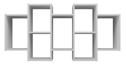 TOP E SHOP REGAŁ WISZĄCY BILBAO 7.0 ŚCIENNY PÓŁKI BIEL MAT TOP E SHOP REGAŁ WISZĄCY BILBAO 7.0 ŚCIENNY PÓŁKI BIEL MAT