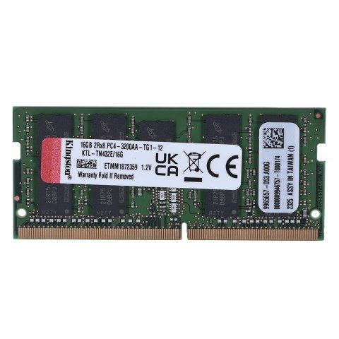 Kingston Pamięć Kingston dedykowana do Lenovo 16GB DDR4 3200Mhz ECC SODIMM Kingston Pamięć Kingston dedykowana do Lenovo 16GB DDR4 3200Mhz ECC SODIMM