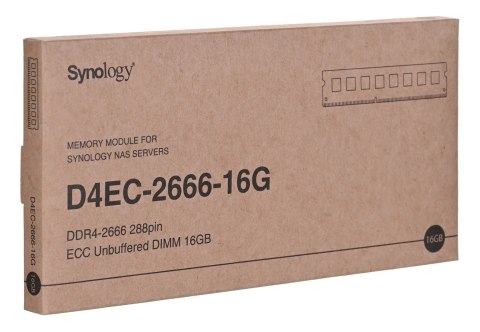 Synology Synology 16GB DDR4 ECC Unbuffered DIMM (SA3400D, SA3200D, UC3400, UC3200, RS4021xs+, RS3621xs+, RS3621RPxs, RS2821RP+, RS2421RP+