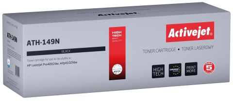 Activejet Activejet ATH-149N Toner (zamiennik HP 149A HP149A W1490A; Supreme; 2900 stron; czarny) Activejet Activejet ATH-149N Toner (zamiennik HP 149A HP149A W1490A; Supreme; 2900 stron; czarny)