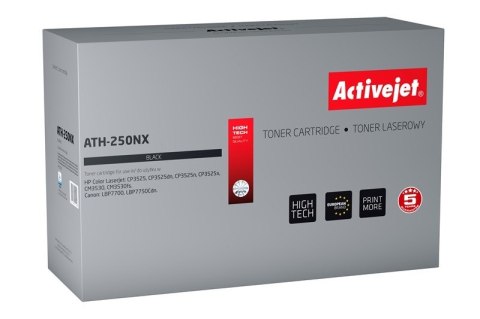 Activejet Activejet ATH-250NX Toner (zamiennik HP 504X CE250X, Canon CRG-723HB; Supreme; 10500 stron; czarny) Activejet Activejet ATH-250NX Toner (zamiennik HP 504X CE250X, Canon CRG-723HB; Supreme; 10500 stron; czarny)