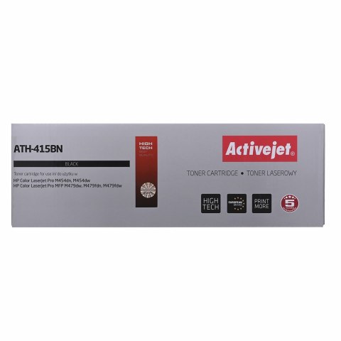 Activejet Activejet ATH-415BN Toner (zamiennik HP 415A W2030A; Supreme; 2400 stron; czarny) z chipem Activejet Activejet ATH-415BN Toner (zamiennik HP 415A W2030A; Supreme; 2400 stron; czarny) z chipem