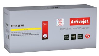 Activejet Activejet ATH-415YN Toner (zamiennik HP 415A W2032A; Supreme; 2100 stron; żółty) z chipem