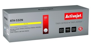 Activejet Activejet ATH-532N Toner (zamiennik HP 304A CC532A, Canon CRG-718Y; Supreme; 3200 stron; żółty)