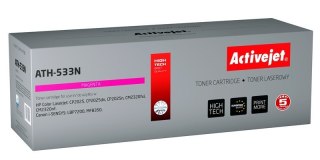 Activejet Activejet ATH-533N Toner (zamiennik HP 304A CC533A, Canon CRG-718M; Supreme; 3200 stron; czerwony)