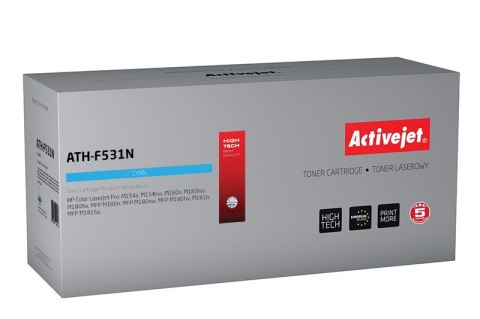 Activejet Activejet ATH-F531N Toner (zamiennik HP 205A CF531A; Supreme; 900 stron; niebieski) Activejet Activejet ATH-F531N Toner (zamiennik HP 205A CF531A; Supreme; 900 stron; niebieski)