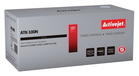 Activejet Activejet ATK-100N Toner (zamiennik Kyocera TK-100/TK-18; Supreme; 7800 stron; czarny) Activejet Activejet ATK-100N Toner (zamiennik Kyocera TK-100/TK-18; Supreme; 7800 stron; czarny)