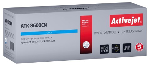 Activejet Activejet ATK-8600CN Toner (zamiennik Kyocera TK-8600C; Supreme; 20000 stron; niebieski)