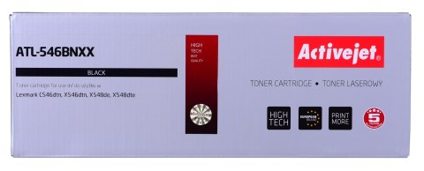 Activejet Activejet ATL-546BNXX Toner (zamiennik LEXMARK C546U1KG; Supreme; 8000 stron; czarny) Activejet Activejet ATL-546BNXX Toner (zamiennik LEXMARK C546U1KG; Supreme; 8000 stron; czarny)