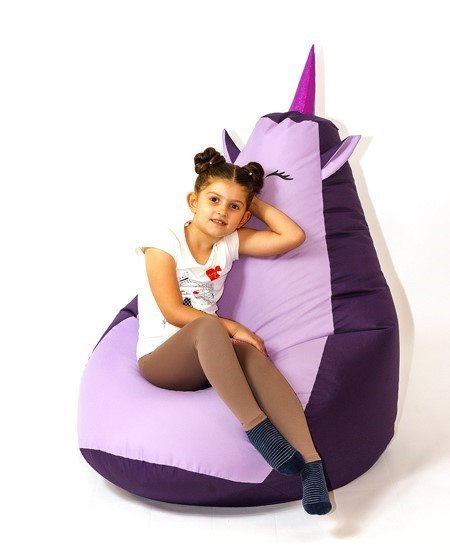 Go Gift Pufa worek sako JEDNOROŻEC fiolet- jasny fiolet XXL 140x100 Go Gift Pufa worek sako JEDNOROŻEC fiolet- jasny fiolet XXL 140x100