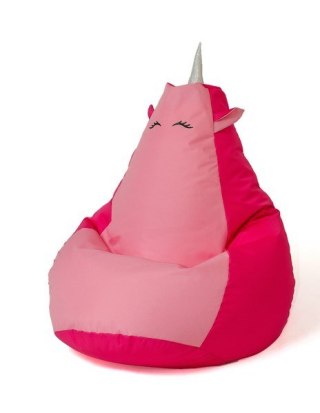 Go Gift Pufa worek sako JEDNOROŻEC róż- jasny róż XL 130x90