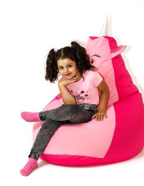 Go Gift Pufa worek sako JEDNOROŻEC róż- jasny róż XL 130x90 Go Gift Pufa worek sako JEDNOROŻEC róż- jasny róż XL 130x90