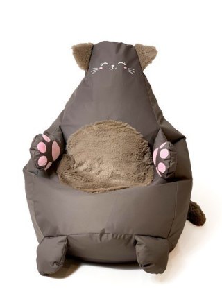Go Gift Pufa worek sako KOTEK brązowy XL 130x90