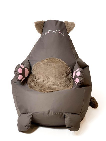 Go Gift Pufa worek sako KOTEK brązowy XL 130x90 Go Gift Pufa worek sako KOTEK brązowy XL 130x90