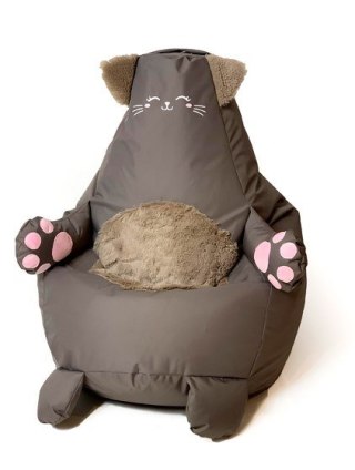 Go Gift Pufa worek sako KOTEK brązowy XL 130x90