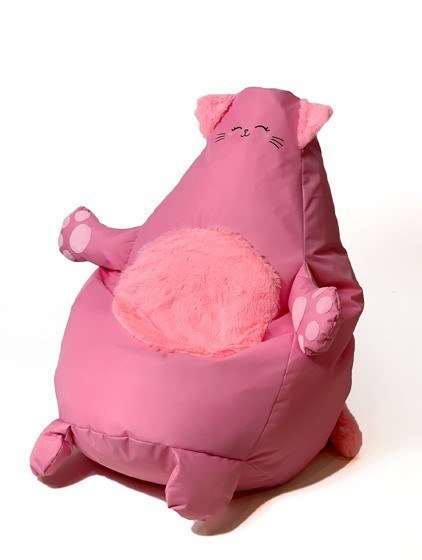 Go Gift Pufa worek sako KOTEK różowy L 105x80 Go Gift Pufa worek sako KOTEK różowy L 105x80