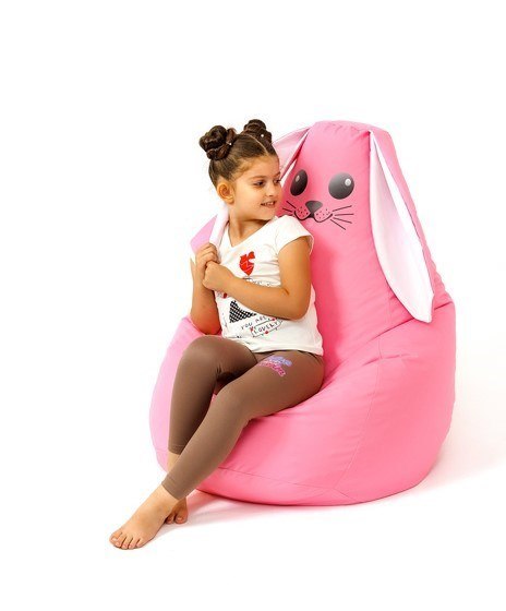Go Gift Pufa worek sako KRÓLIK różowy XXL 140x100 Go Gift Pufa worek sako KRÓLIK różowy XXL 140x100