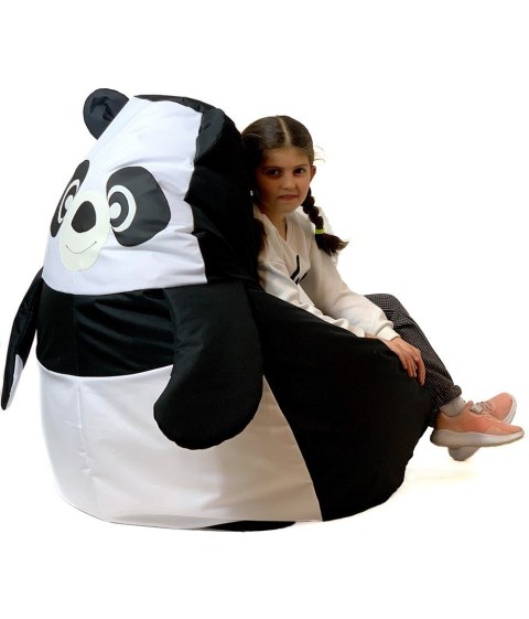 Go Gift Pufa worek sako PANDA czarny-biały XL 130x90 Go Gift Pufa worek sako PANDA czarny-biały XL 130x90