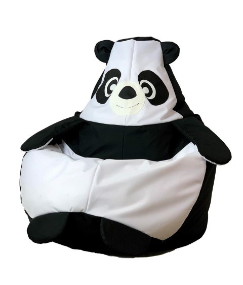 Go Gift Pufa worek sako PANDA czarny-biały XL 130x90 Go Gift Pufa worek sako PANDA czarny-biały XL 130x90