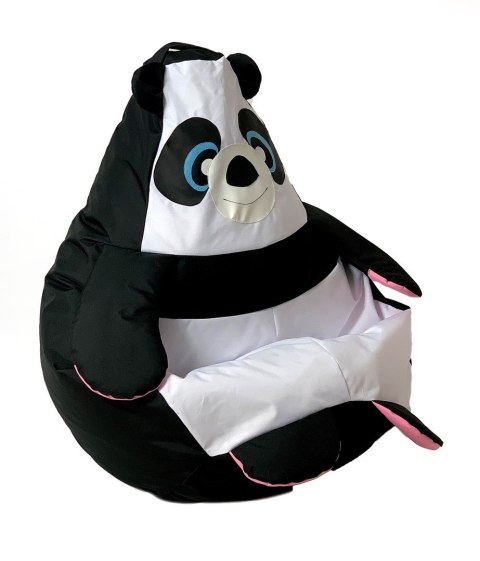 Go Gift Pufa worek sako PANDA czarny-biały XL 130x90 Go Gift Pufa worek sako PANDA czarny-biały XL 130x90